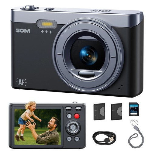 Fhd 1080p digitalkamera 50mp - digitalkamera,
