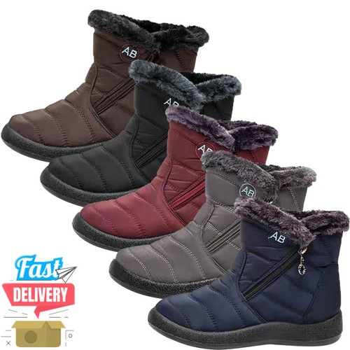 Damen flache winterstiefel - flache, |