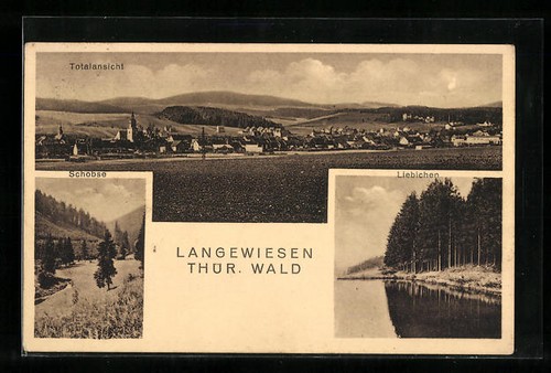 Ansichtskarte langewiesen - ansichtskarte, im