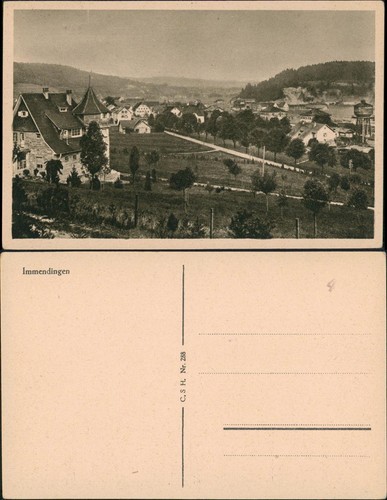 Ansichtskarte immendingen - ansichtskarte,