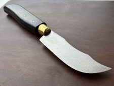 Altes Sattlermesser Ledermesser  Halbmond Sattler Leder Schuhmacherwerkzeug