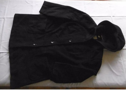 Dunkelblauer damen wollmantel - dunkelblauer,
