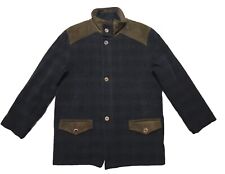 Julius Lang Trachten Jacke Janker 50 Leder Applikationen mit Alpaka 5092