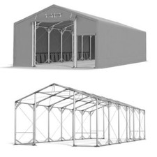 Lagerzelt 6x12x2,5m Industriezelt Weidezelt Zelthalle 12x6 Ganzjähriges SFR PP