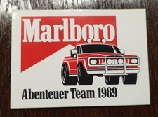 Aufkleber Zigaretten Werbung