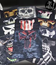 Schlauch Halstuch Maske Schal Skull Totenkopf Punish Biker Motorrad Rocker NEU