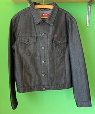 Wie NEU: Mustang Jeans Jacke Herren - Gr. L - Schwarz  - wie NEU - LESEN