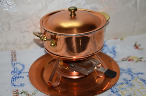 Fondue set aus kupfer - fondue, von