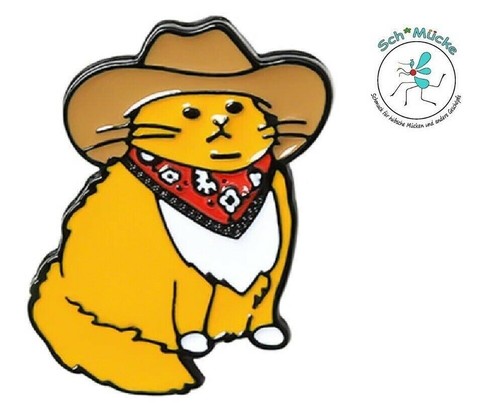 Anstecker kater cowboy - kater, anime
