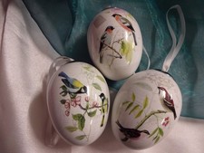 3  Ostereier aus Keramik mit