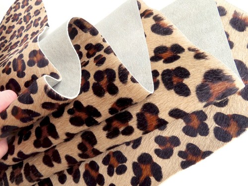 Echtes design kuhfell leopard - kuhfell,