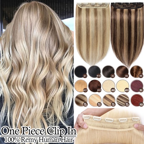 Onepiece clip remy - clip, echthaar