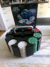 Poker Game Set ca. 200 Chips Jetons in Luxusverpackung