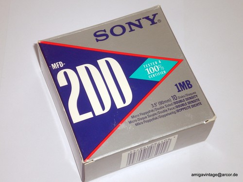 Sony disketten 2dd 720 - 3.5",