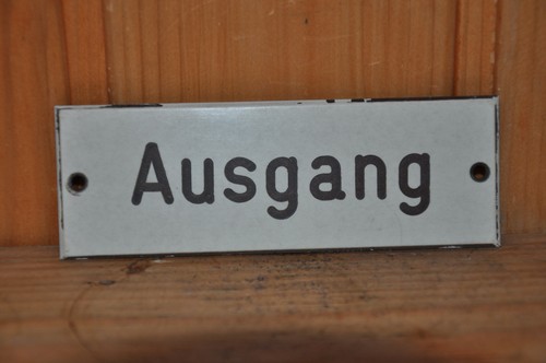 Altes schild - altes,