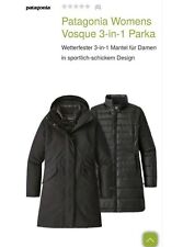 Patagonia Wintermantel Vosque 3 schwarz, so gut wie neu, fällt kleiner aus