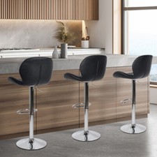 2er Set Leder Barhocker