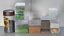 Modellbau Streumaterial H0 - grün braun grau - Kiesel- Konvolut