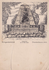 AK Kriegerdenkmal Oranienbaum