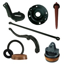 Ersatzteile  für Handschwengelpumpe Typ 75 Kolben Nasenstechventil Flansch Guss