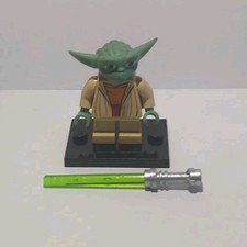 LEGO Star Wars Minifigur- Yoda inkl. Lichtschwert sw0219 7964/8018