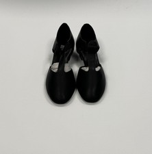 Griechische Sandale Tanzschuh Schwarz