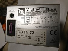 Trafo 230 + 400 V Netzteil 24V/DC / 72W / 3 A Power Supply GGTN 72