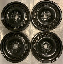 4 Genuine VW Steel Wheels
