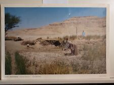 Bodenversalzung Niltal Entwässerung Salpeter Schäden Salz 92x64cm Wandbild 1987