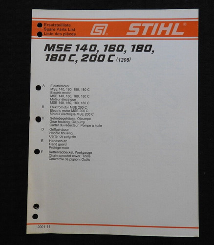 Original stihl mse 140 160 - stihl,
