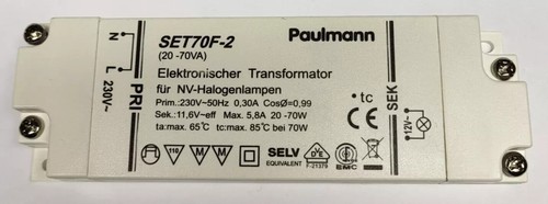 Halogen transformator self - transformator,