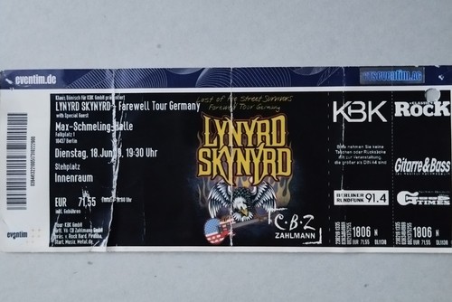 Lynyrd skynyrd konzert karte - lynyrd, konzert-karte