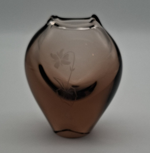 Bohemia glasvase vase - vase, braun