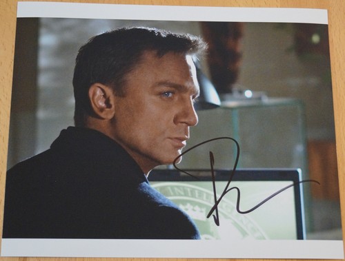Daniel craig autogramm - daniel, 007
