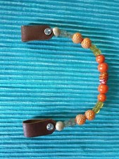 Westerntrense Einohr Western Turnier Show Trense Earloop Kopfstück Bling NEU