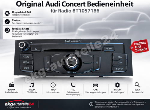 Orig audi q5 auto - a5, radio