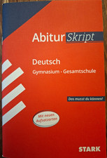 ABITUR Skript Deutsch - Abitur Training Gymnasium Gesamtschule