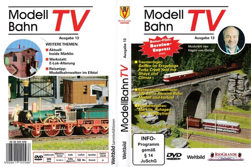 Dvd modell bahn ausgabe - dvd-modell,