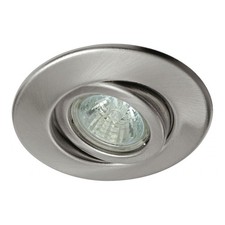 Paulmann Einbaustrahler Eisen gebürstet rund Ø8,5cm max. 35W GU4 MR11 schwenkbar