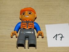 Lego Duplo Figur Bauarbeiter Mann nr.17