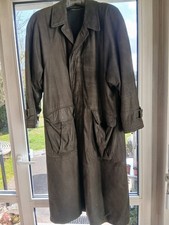 Herren-Ledermantel Lang