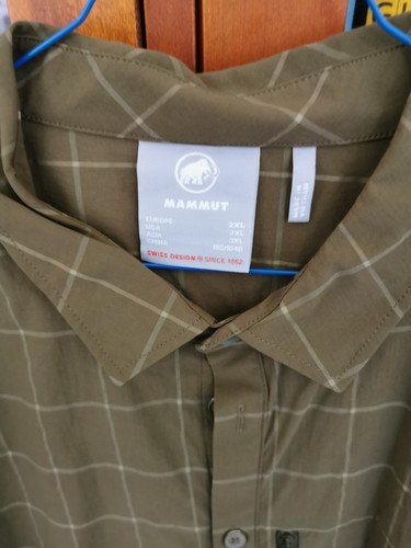 Mammut herren kurzarm hemd - mammut,