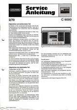 Service Manual-Anleitung für Grundig C 9000  