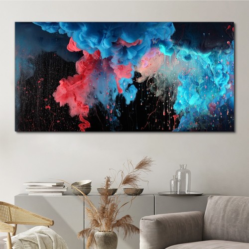 Malerei abstrakte kunst 140x70 - abstrakte,