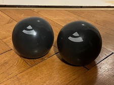 Bodhi Pilates Toning Ball 2er Set anthrazit Durchmesser 12 cm Gewicht ca. 500 g
