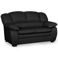 2-Sitzer-Sofa - schwarz -