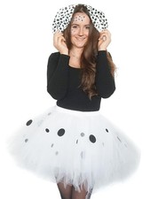 Tutu Dalmatiner weiß schwarz