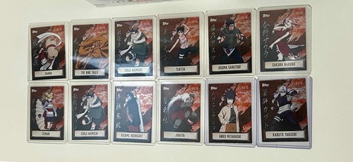 Set cards naruto nindo topps - set,