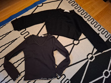 NEU H&M Häkel-Pullover + Shirt 134/140 spitze boho hippie öko clean chabby zar 3