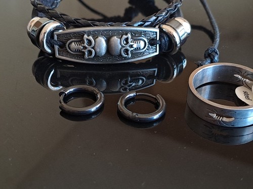 Herren schmuckset gothic - herren,